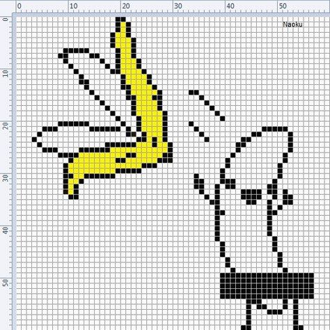 Funny Pixel Art, Graphing Paper, Modele Pixel Art, Crochet Graphs, Graph Crochet, Easy Pixel Art, Pixel Art Templates, Art Templates, Pixel Drawing