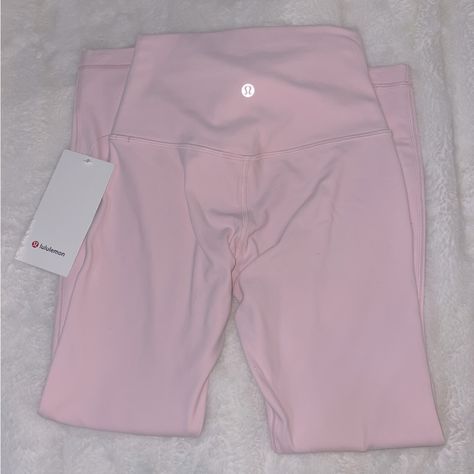 Nwt Lululemon Strawberry Milkshake Align Pants 25” Size 2 No Pockets Rare And Hard To Find Strawberry Milkshake Lululemon, Blue Running Leggings, Lululemon Wishlist, Pink Workout Clothes, Lululemon Clothes, Pink Lululemon Leggings, Lululemon Stuff, Cute Lululemon Outfits, Fashion Major