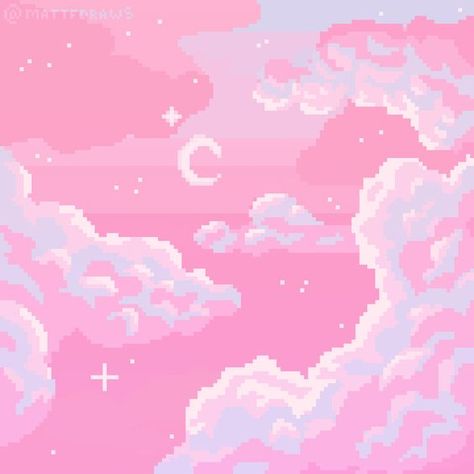 Cute Pixel Icons For Apps, Pixel Background, Ipad Widgets, Background Pink, Pastel Pink Aesthetic, Kawaii Aesthetic, Light Art, Pink Aesthetic, Pastel Pink