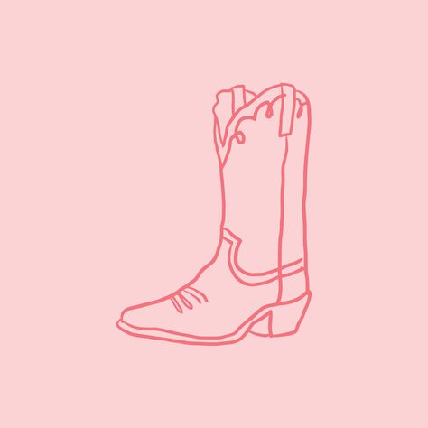 Cowboy Boot Sketch Simple, Easy Boot Drawing, Cowboy Boot Tattoo Outline, Cowboy Boot Design Drawing, Cowgirl Boot Doodle, Cowboy Boot Embroidery Pattern, Easy Cowboy Boot Painting, Cowboy Boots Clipart, Simple Cowboy Boot Drawing