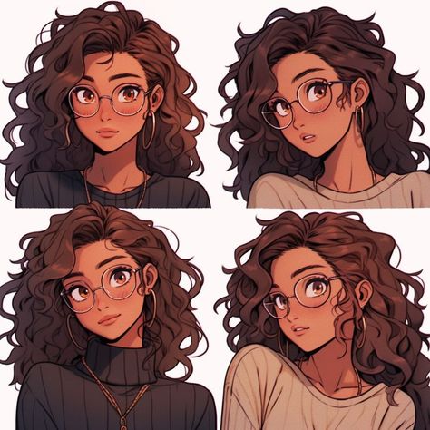 Curly Hair Reference Drawing, Curly Hair Sketch, Art Style Hair, Curly Hair Drawing Reference, Curly Hair Drawing, Arte Sketchbook, Anime Drawing, Black Art Pictures, Hair Reference