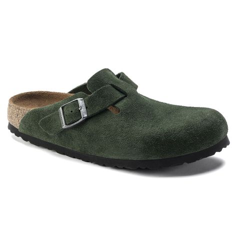 Birkenstock Boston Soft Footbed, Boston Soft Footbed, Birkenstock Styles, Birkenstock Style, Calf Muscles, Birkenstock Boston, Birkenstock Boston Clog, Leather Shops, Monk Strap