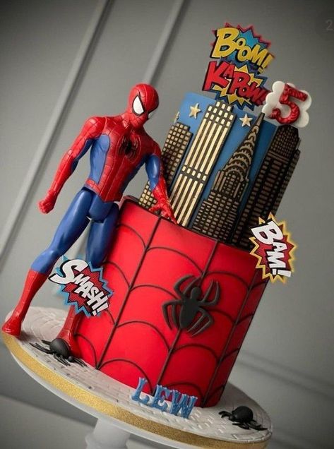 Spiderman Head Cake, Spiderman Table Decorations, Spiderman Decorations Birthdays, Spiderman Table, Spiders Man, Birthday Table Decor, Spidey Birthday, Spiderman Decorations, Spiderman Party