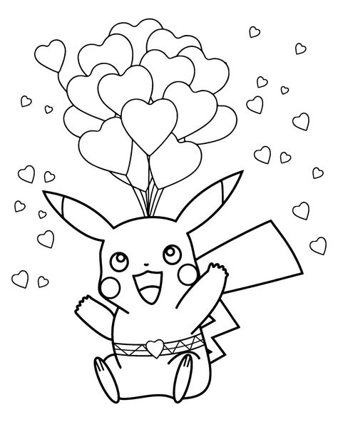 Cute Pokemon Coloring Pages Pokemon Valentines Coloring Pages, Boys Coloring Pages Free Printable, Pokemon Card Coloring Pages, Pokemon Colouring Pages, Coloring Pokemon, Pokemon Printables, Coloring Pages Pokemon, Pokemon Coloring Sheets, Pikachu Coloring