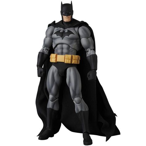 Mafex Series No.126 Batman Black Version [Batman: Hush] Black And Grey Suit, Jim Lee Batman, Batman Hush, Batman Action Figures, Batman Figures, Purple Suits, Medicom Toy, Black Costume, Jim Lee