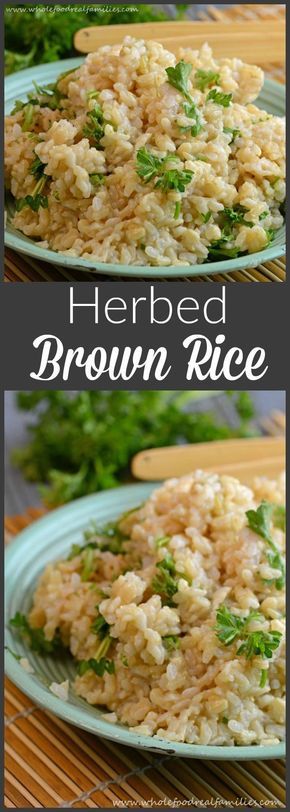 Rice Ideas, Brown Rice Cooking, Clean Eating Vegetarian, Healthy Rice, Dietrich Bonhoeffer, Brown Rice Recipes, Idee Pasto, Diet Vegetarian, Healthy Sides