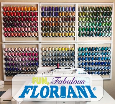 Floriani The Name That Means Beautiful Embroidery Thread Storage Ideas, Studio Organization Ideas, Quilt Room Organization, Arts And Crafts Room, Vintage Craft Room, Sewing Cabinets, Briar Patch, Craft Room Organizing, Thread Rack