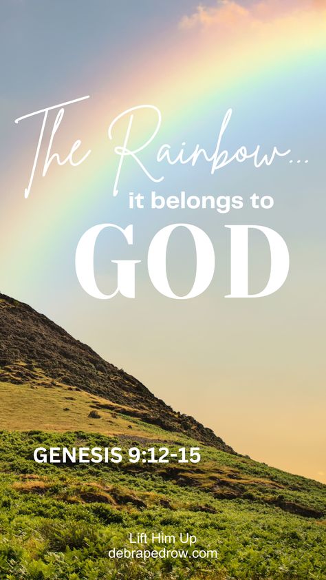 The Rainbow...It Belongs To God Book Of Ezekiel, Genesis 3 19, Revelation 10, Glorious Purpose, Christian Authors, Revelation 4, Trust In Jesus, Christmas Bible, The Glory Of God