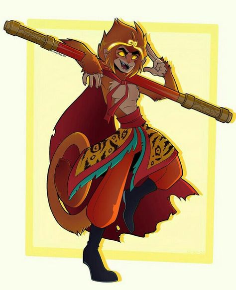 The Monkey King Fanart, The Monkey King Art, Monkey King Art, Son Wukong, Monkie King, Handsome Monkey King, Lego Monkey, Chinese Mythology, Monkie Kid