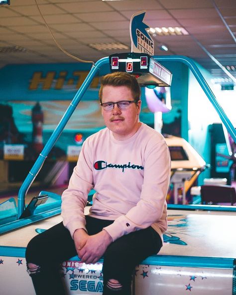 Arcade Photoshoot | Based Porthcawl, Wales | Person/Man | @Christianstonesc Instagram