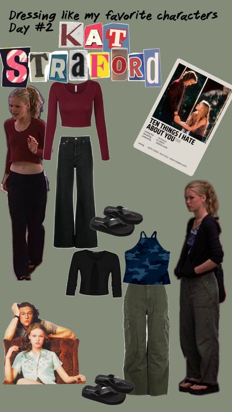 Kat Stratford Outfit, Kat Stratford, Collage Outfits, Julia Stiles, Retro Fits, Dream Clothes, Winter Wardrobe, Fitness Inspo, Summer Wardrobe