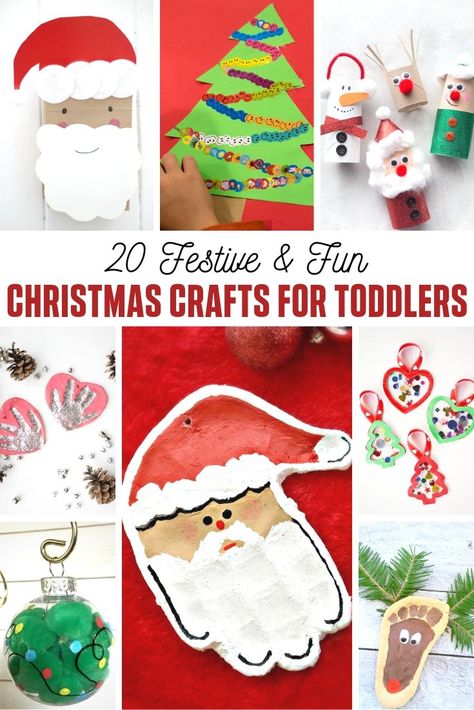 It’s getting to be that time of year! Looking for some fun and easy activities to do with the kids? We have rounded up 20 festive christmas crafts for toddlers that you (and they!) will love. From little christmas trees, ornaments, and toilet roll santas… there are a ton of cute options here! #christmas #crafts #toddler #preschool Easy Christmas Crafts For Toddlers, Toddler Ornaments, Christmas Trees Ornaments, Christmas Clothespins, Crafts For Toddlers, Christmas Crafts For Toddlers, Christmas Crafts For Kids To Make, 17 December, Festive Crafts