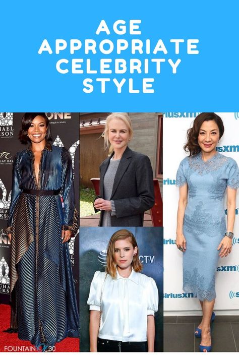 If it’s true the older you get, the wiser you become, does that mean the older you get the better your fashion? Fountain of 30 would argue yes for a few reasons. Here are 4 celebrities who dress appropriately for their age and the reasons why. Learn from them...and us. #celebrityfashion #celebrities #fashion #over40fashion #over40style #fashionexpert #fashiontips #midlifestyle #fountainof30 Celebrity Summer Style, Petite Celebrities, Celebrity Style Icons, Curvy Petite Fashion, Celebrities Fashion, Dress Appropriately, French Girls, Casual Chic Outfit, Do It Right