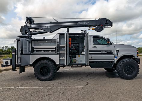 Gunnison Edition 4x4 Service Trucks - Summit Truck Bodies Work Truck Setup, Off Road Service Truck, Custom Service Truck, Old Trucks Chevy, Kodiak Truck, Custom Truck Flatbeds, Mechanics Service Truck, Heavy Equipment Mechanic, Utility Bed