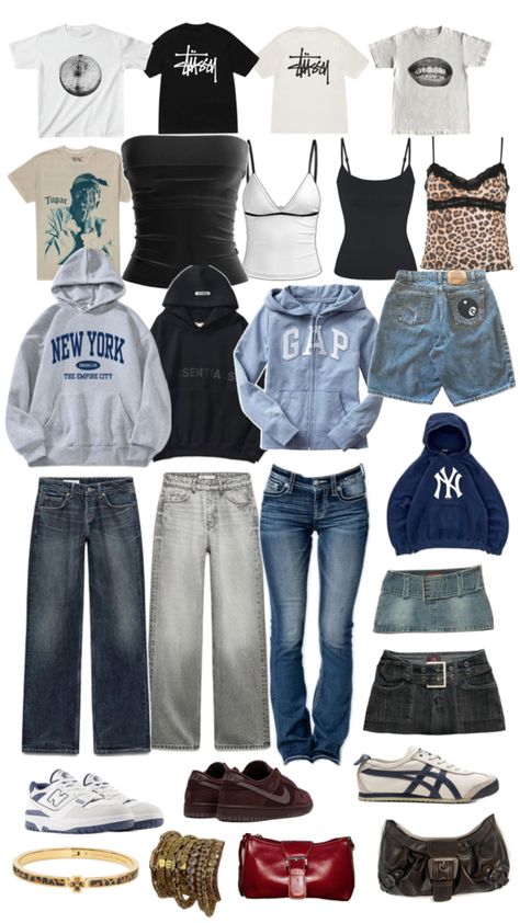 Tomboy Wardrobe, Y2k Wishlist, Fire Clothes, Outfits For School, Teen Swag Outfits, Dream Outfits, Aesthetic Fits, Outfit Inspo Casual, 2000s Fashion Outfits