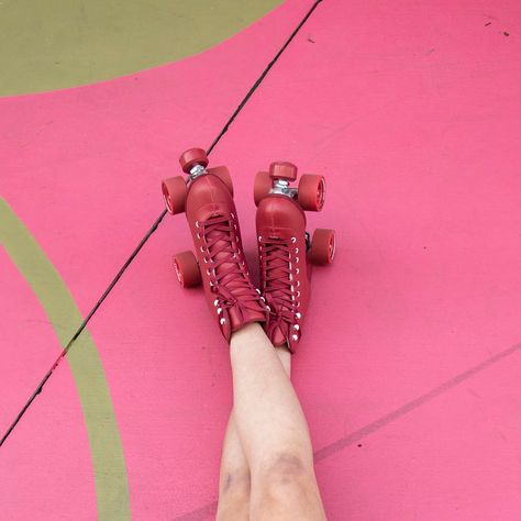 Starting the week red hot with a pair of everyone's favorite skates, the Cherrypops. 🍒♥😍 Red Roller Skates, Girls Roller Skates, Skate Aesthetic, Roller Shoes, Vision Board Photos, Roller Disco, Love Magic, Quad Skates, Skate Girl