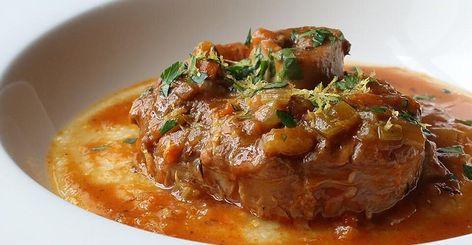 Pork Osso Buco Pork Osso Bucco, Pork Osso Bucco Recipe, Pork Shanks Recipe, Osso Bucco Recipe, Osso Buco Recipe, Chef John Recipes, Osso Bucco, Food Wishes, Pork Recipe