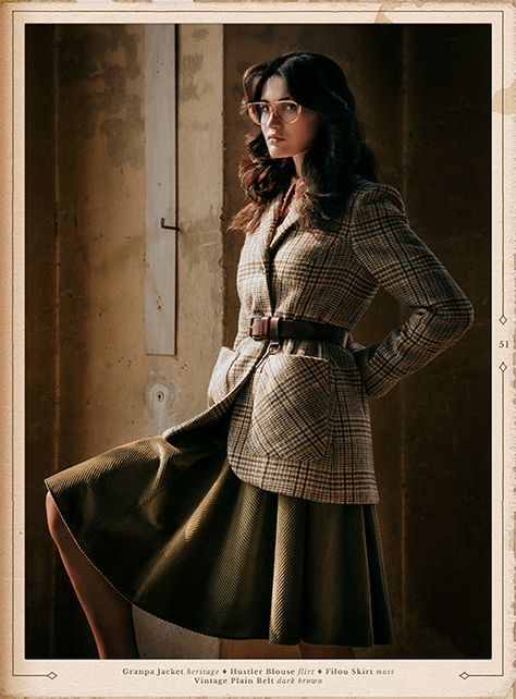 40s Mode, Librarian Style, Men At Work, Dark Academia Outfit, Royal Flush, Dark Academia Fashion, Lena Hoschek, Academia Fashion, Feminine Fashion