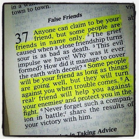 A lesson I learned again recently. Who needs enemies when you have certain friends like these..... About Fake Friends, False Friends, It Is Written, Bible Study Verses, Fake Friends, Prayer Scriptures, Inspirational Bible Quotes, Bible Quotes Prayer, Bible Prayers