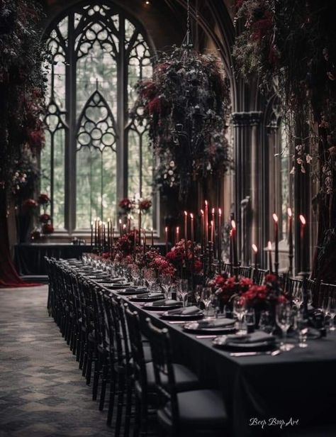 Gothic Wedding Ideas, Gothic Wedding Decorations, Horror Wedding, Victorian Wedding Themes, Victorian Gothic Wedding, Dark Romantic Wedding, Gothic Wedding Theme, Vampire Wedding, Wedding Gothic