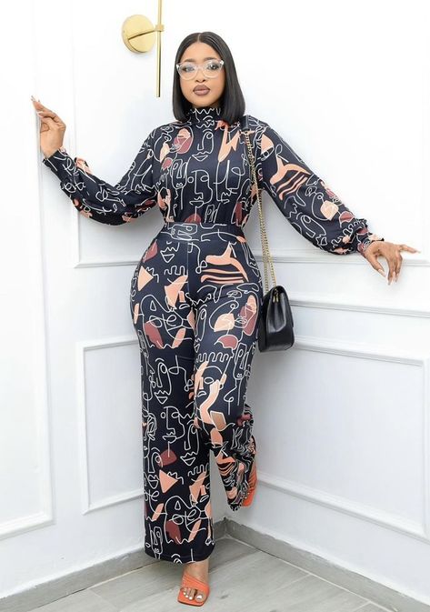 Jumpsuits For Ladies, Classy Jumpsuit Outfits, Ankara Styles For Ladies, Ankara Dress Designs, Girly Style Outfits, Wallpaper Minimalist, Ankara Long Gown Styles, Ankara Tops, African American Fashion