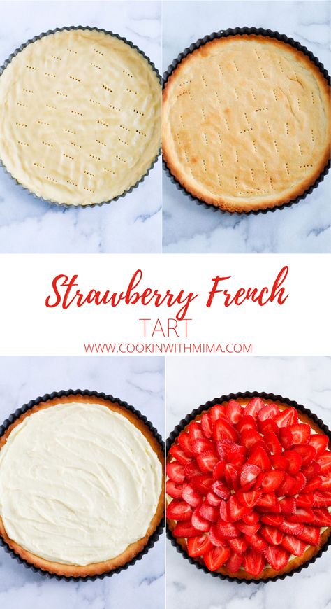 Strawberry Tarts Recipe, Tart Strawberry, French Tart, Valentines Recipes Desserts, Picky Kids, Strawberry Tart, Low Carb Cheesecake, Valentine Desserts, Light Snacks