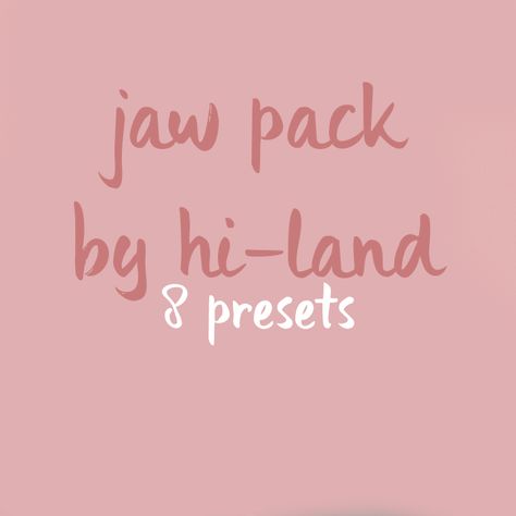 8 jaw presets | teen-elder | unisex download @ patreon (always free my dudes!) any problems/concerns/questions/requests please let me know! donate? <3 Sims4 Jaw Preset, Chin Preset Sims 4, Jaw Preset Sims 4 Cc, Sims 4 Jaw Preset, Sims4 Preset, Alpha Cc, Face Details, Skin Details, Face Kit