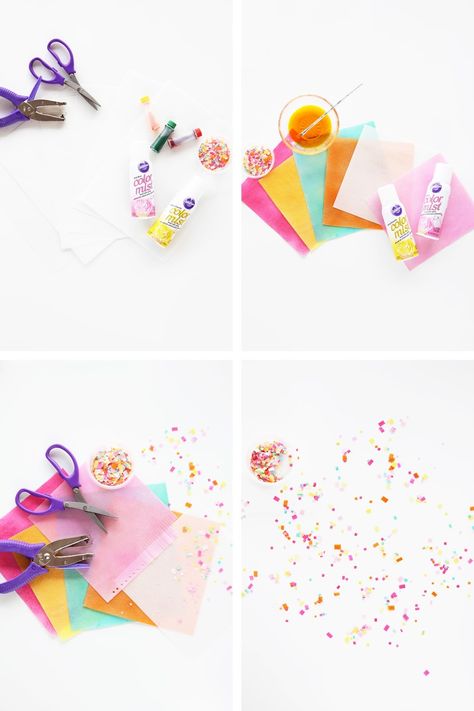 Aww, Sam: DIY Edible Decorating Confetti Confetti Alternatives, Edible Confetti, Diy Edible, Diy Confetti, Edible Crafts, Birthday Party 21, Diy Food, Cake Desserts, Confetti