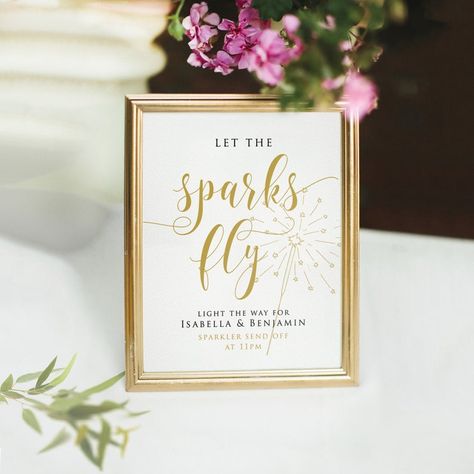 Sparklers Wedding Sign, Sparkler Sign, Modern Guest Book, Wedding Memorial Sign, Bar Menu Wedding, Sparkler Send Off, Wedding Signs Diy, Unplugged Wedding, Sparks Fly