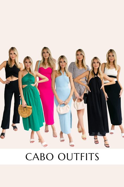 Are you planning a trip to Cabo and curious about dress code or searching for perfect Cabo outfits? Good news – today, I’m sharing over 30 cute outfits to add to your Cabo packing list. From stunning dresses to one-piece swimsuits, this article will give you all the information you need to pack for your upcoming Mexico vacation.  The post What to Wear in Cabo: 30+ Outfits for Your Packing List appeared first on Lane Creatore. Cabo Night Outfit, Cabo San Lucas Outfits Style, Cabo Vacation Outfits, Cabo San Lucas Outfits, Cabo Outfits, Matching Skirt Set, Sun Dress Casual, Casual Sundress, 30 Outfits