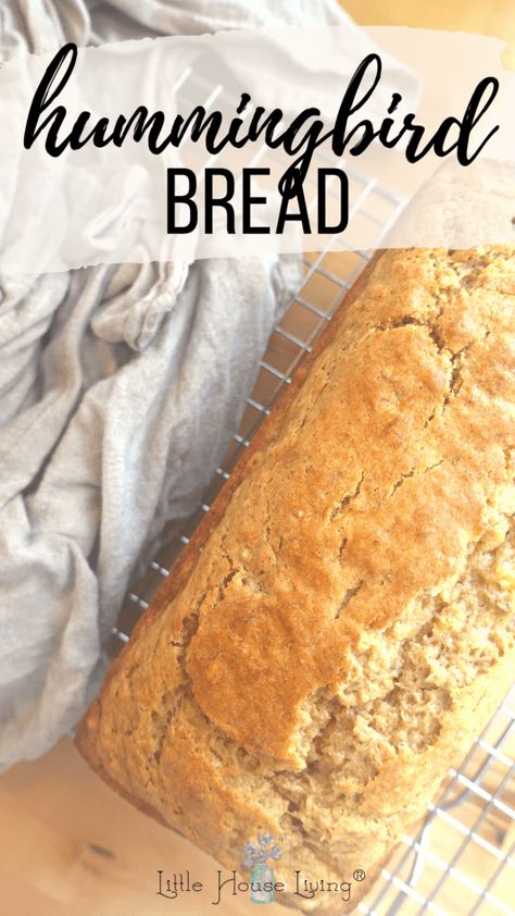 Looking for a new, simple quick bread that you can make this afternoon? Hummingbird Bread has the brightness of pineapple mixed with the comforting flavors of banana and cinnamon. The whole family will love it! Hummingbird Loaf Bread, Pineapple Quick Bread, Hummingbird Bread Recipe, Hummingbird Bread, Banana And Cinnamon, Moist Bread, Banana Butter, Gf Baking, Hummingbird Cake