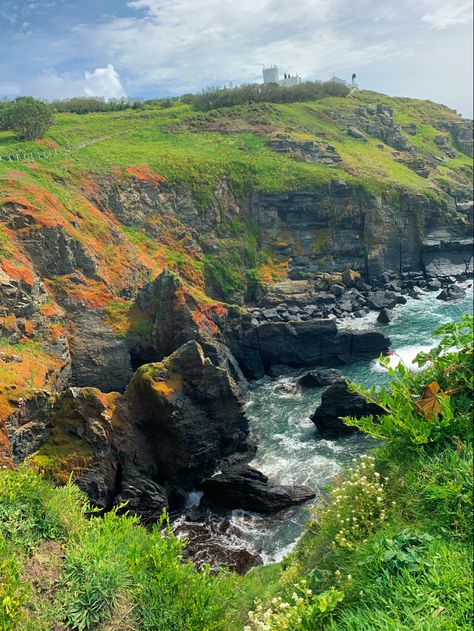 nature, coast, england, cornwall Cornwall England Aesthetic, Map Of Cornwall England, Cornwall Aesthetic, England Nature, Cornwall Map, Future Aesthetic, Cornwall Coast, England Aesthetic, Uk Beaches