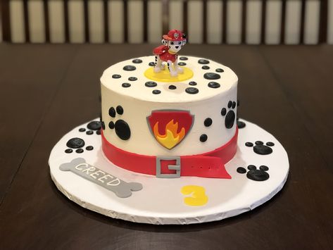 It’s a Marshall Paw Patrol themed cake for Creed’s 3rd birthday celebration! 🔥🐾 Taste and see that the Lord is good! Thanks for allowing Cristin’s Cake Creations to serve you! Diy Paw Patrol Cake, Kit Kat Cakes, Marshall Paw Patrol Cake, Birthday Cake Paw Patrol, Paw Patrol Birthday Cake Girl, Paw Patrol Birthday Cake Boys, Marshall Paw Patrol Birthday, Cake Paw Patrol, Birthday Cake Girl