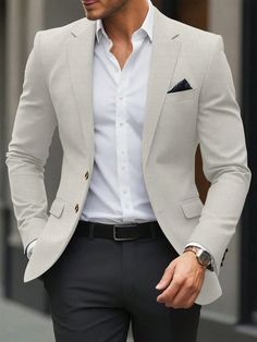 #fashion #outfits #dress #casualoutfits #cloth #amazing #hilarious Clothing Fails, Men's Business Outfits, Mens Smart Casual Outfits, Outfits Baggy, Mens Fashion Blazer, Smart Casual Men, Dress Suits For Men, Mens Fashion Smart, Single Button Blazer