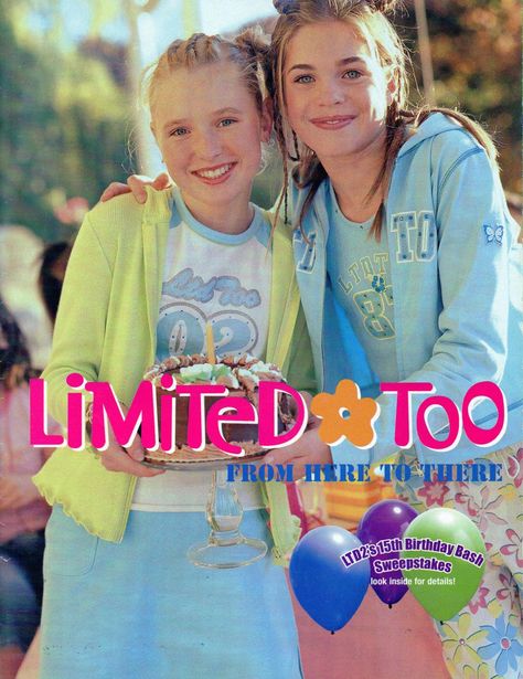 Limited Too/ Justice Spring 2000 Vintage Fashion 1970, Teen Posters, Getting Your Ears Pierced, 2000s Girl, 90s Teen, 2000s Clothing, Nostalgia Aesthetic, Limited Too, Early 2000s Fashion