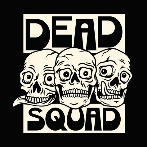 Brethren Design Co. | Dead Squad arts for @slicebeer - Using our new font Midnight Records that should be dropping tomorrow 🫠🫠 | Instagram Dead Squad, Branding Typography, Typography Illustration, Instagram Branding, New Fonts, Art Direction, Instagram Profile, Typography, Branding