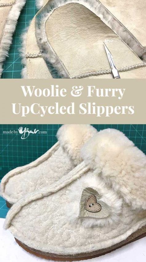 Crochet Sleepers, Sewing Slippers, Felt Wool Slipper, Moccasin Pattern, Diy Slippers, Shearling Slippers, Sheepskin Slippers, Crochet Socks, Felted Slippers