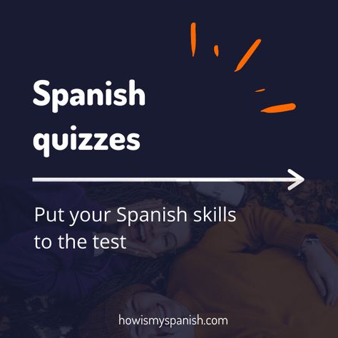 How well do you know the Spanish language? Check out the quizzes we've made to test your Spanish. Quizzes for all levels: Beginner, Intermediate and Advanced. And quizzes on all topics: vocabulary, conjugations, verbs, sayings etc. All quizzes are completely free, no registrations required: Purely made to enhance your Spanish language skills. Share your quiz results if you want with your friends! #spanishquizzes #testyourspanish #practicespanish Spanish Quiz, Quiz Results, Spanish Language Learning, Learning Style, Trivia Questions, Spanish Lessons, Language Skills, Learning Spanish, Trivia