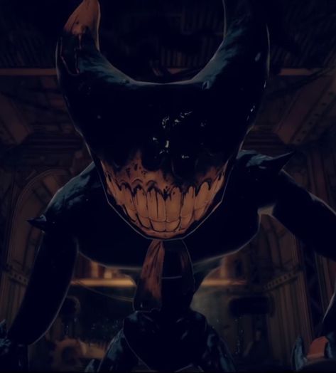 Bendy And The Ink Machine Aesthetic, Bendy And The Dark Revival Ink Demon, Morally Grey Character, Batdr Bendy, The Ink Demon, Grey Character, Bendy And The Dark Revival, Be A Monster, Ink Bendy