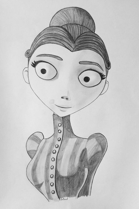 Drawing Of Corpse Bride, Victor Van Dort Drawing, The Corpse Bride Drawings, Dark Side Drawing, Victor Corpse Bride Drawing, Corpse Bride Drawing Easy, Emily Corpse Bride Drawing, Corpse Bride Sketch, Tim Burton Dibujos