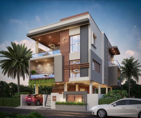 G 2 Modern Elevation Design, G 2 Front Elevation Design Latest Modern, G+1 Elevation Design Modern, G 2 Front Elevation Design Modern, G+2 Elevation Design Indian, G 1 Front Elevation Design Indian, G 2 Front Elevation Design Latest, G+1 House Elevation Indian, Residential Elevation