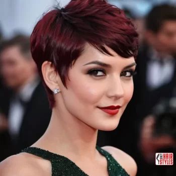 16 Trendy Pixie Cut Ideas Catering To All Tastes « Only Hairstyles Short Burgundy Hair Pixie, Auburn Brown Pixie Hair, Red Brown Pixie Haircut, Reddish Brown Hair Pixie, Burgundy Pixie, Coco Hair, Brunette Pixie, Messy Pixie Cuts, Red Pixie