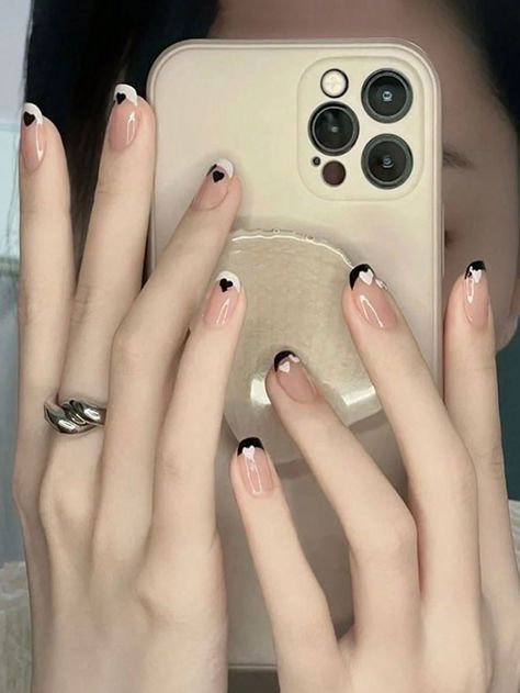 Multicolor  Collar    Color Nails Embellished   Beauty Tools Hello Nails, Punk Nails, Anime Nails, Minimal Nails, Simple Nail Art Designs, Nail Swag, Fake Nail, Pretty Nail Art, Nails Desing