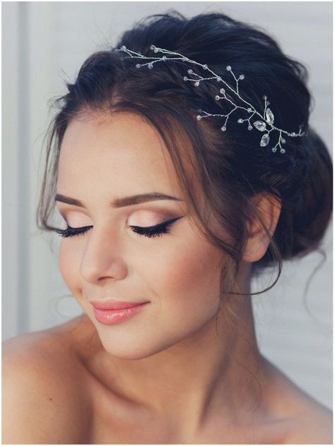 Soft Wedding Makeup, Beach Wedding Makeup, Wedding Makeup Vintage, Simple Wedding Makeup, Wedding Makeup For Brunettes, Vintage Makeup Looks, Natural Smokey Eye, Wedding Makeup Tutorial, Wedding Makeup For Brown Eyes