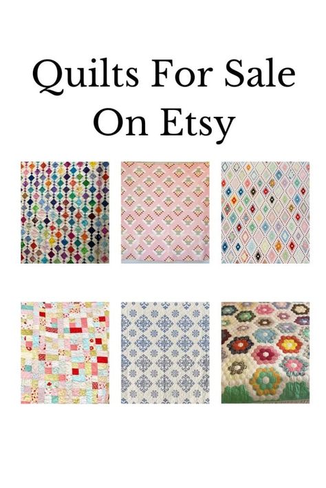 Quilts For Sale Handmade, Handmade Quilts For Sale, Easter Inspiration, Quilts For Sale, Make Your Bed, Warm Hug, Handmade Quilts, Stylish Home Decor, Vintage Quilts