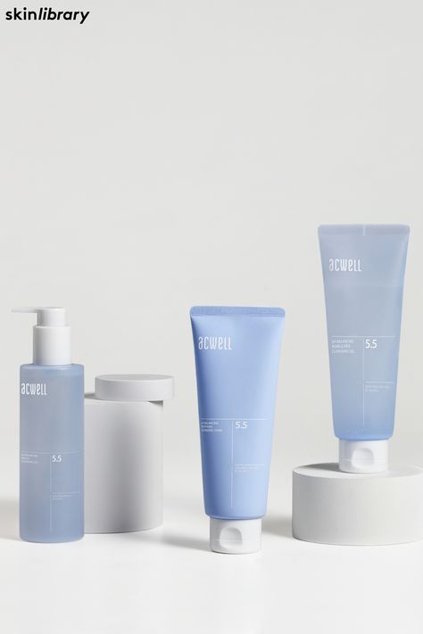 [ACWELL pH Balancing Cleansers] #acwell #cleanser #water-basedcleaner #oilcleanser #surfactant #kbeauty #koreanbeauty Cleanser Packaging Design, Cleanser Packaging, Skin Care Branding Design, Packaging Design Beauty, Hotel Toiletries, Brand Marketing Strategy, Skincare Branding, Packaging Ideas Business, Cosmetic Packaging Design