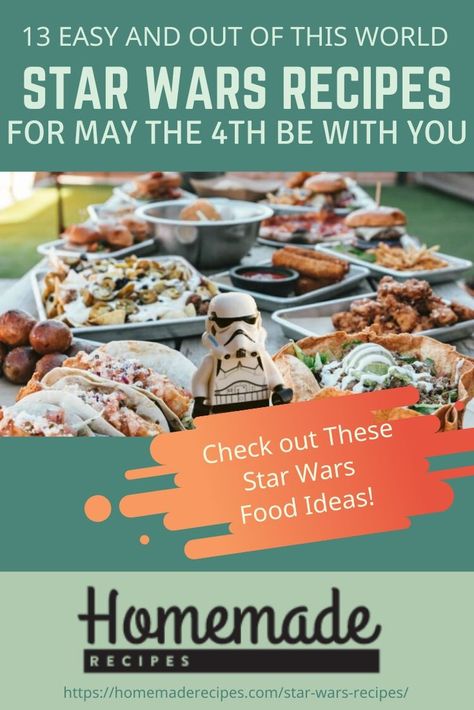 May 4 is a special holiday for every Star Wars fan. Coined from the movie’s famous line, “May the Force be with you,” fans all over the world have made this day an unofficial holiday that should be celebrated with love, laughter, and lots of Star Wars recipes! Check out these 13 of the easiest Star Wars recipes on the internet, so you can celebrate with ease! From sweet to savory, here are some fun and delicious Star Wars recipes that you can whip up to impress any Star Wars fan alike! Star Wars Recipes, Star Wars Breakfast, Star Wars Holiday Special, Star Wars Food, May The 4th Be With You, May The 4th, World Star, Food Themes, The Force