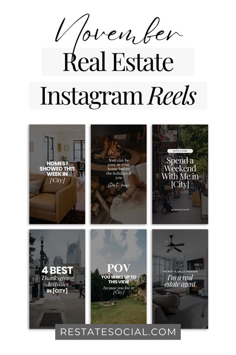 Elevate your real estate business with social media posts, emails, printable guides & more this fall. It’s time to fill your pipeline for next year! Real estate agent | real estate agent marketing | real estate marketing | realtor marketing | realtor social media | real estate social media | realtor instagram | real estate instagram Meet Your Real Estate Agent, Real Estate Email Marketing Ideas, New Realtor Announcement Social Media, Real Estate Agent Instagram Feed, Realtor Instagram Bio, Realtor Story Ideas, Real Estate Instagram Captions, Real Estate Agent Instagram Post, Social Media Marketing Real Estate