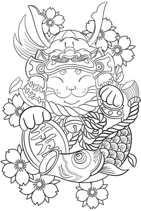 Daruma Doll Tattoo, Traditional Japanese Tattoo Flash, Samurai Tattoo Sleeve, Japanese Leg Tattoo, Traditional Japanese Tattoo Designs, Abstract Tattoo Ideas, Koi Tattoo Design, Abstract Tattoos, Japanese Tattoo Symbols