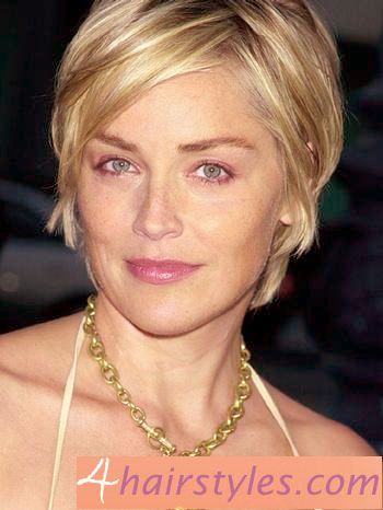 12 Impressive Sharon Stone Short Hairstyles - Pretty Designs Sharon Stone Short Hair, Sharon Stone Hairstyles, Square Face Hairstyles, Cool Short Hairstyles, Sharon Stone, Best Short Haircuts, Short Hair Styles For Round Faces, Cute Hairstyles For Short Hair, Haircuts For Fine Hair